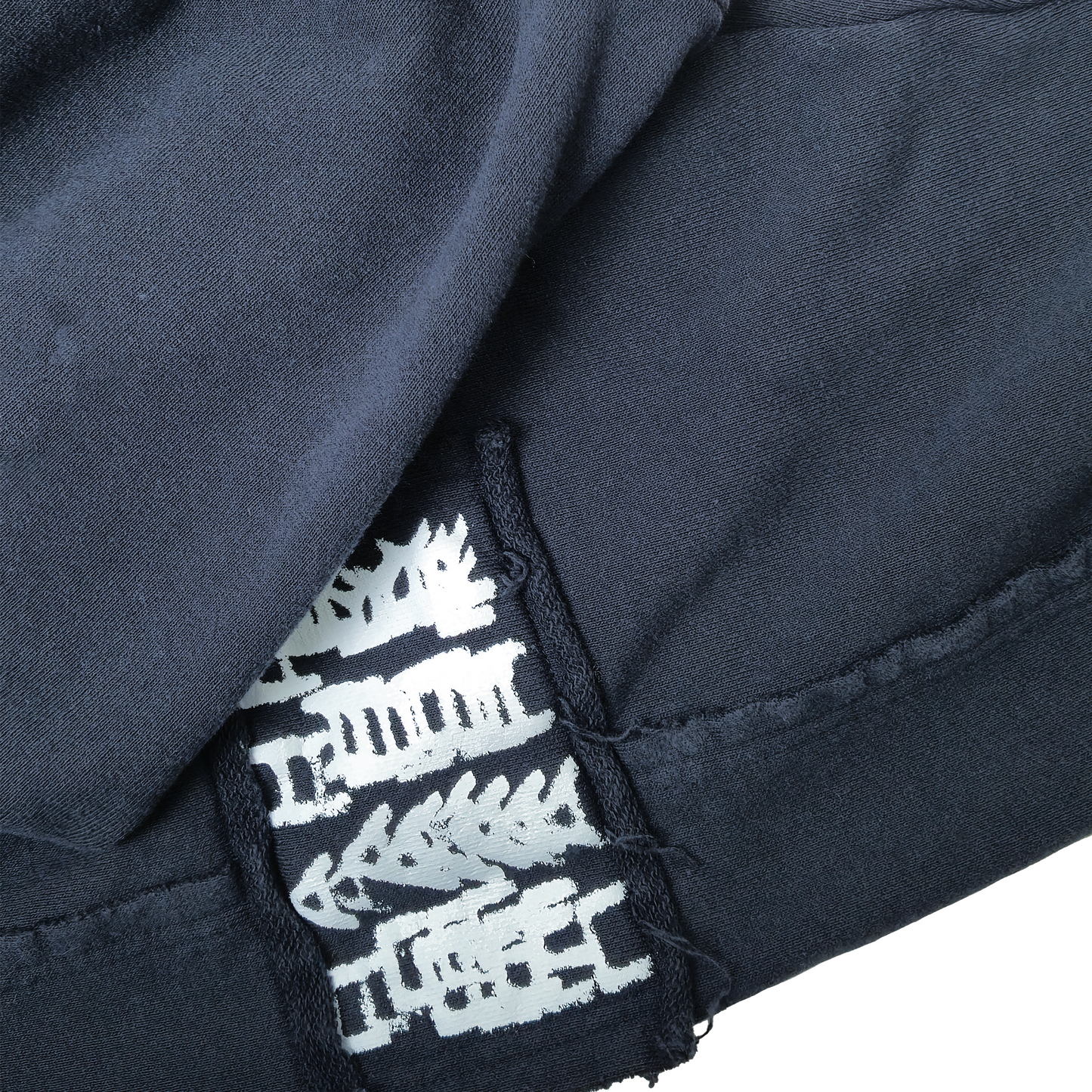 HARDCORE ZIP-UP HOODED SWEATSHIRT: CORPSE BLUE