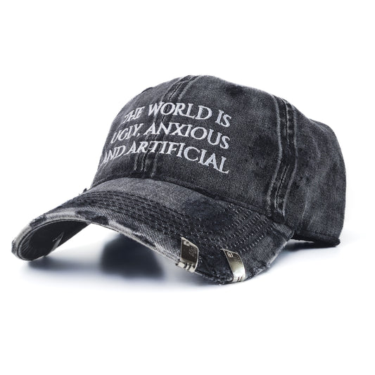 UGLY, ANXIOUS AND ARTIFICIAL HAT: BRUISED