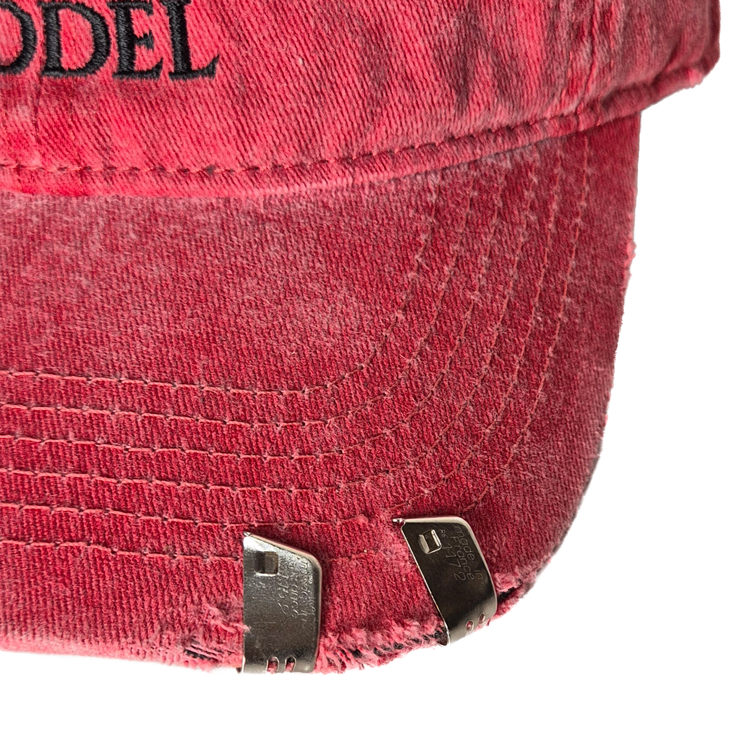 PUBLIC DISOBEDIENCE HAT: FADED RED