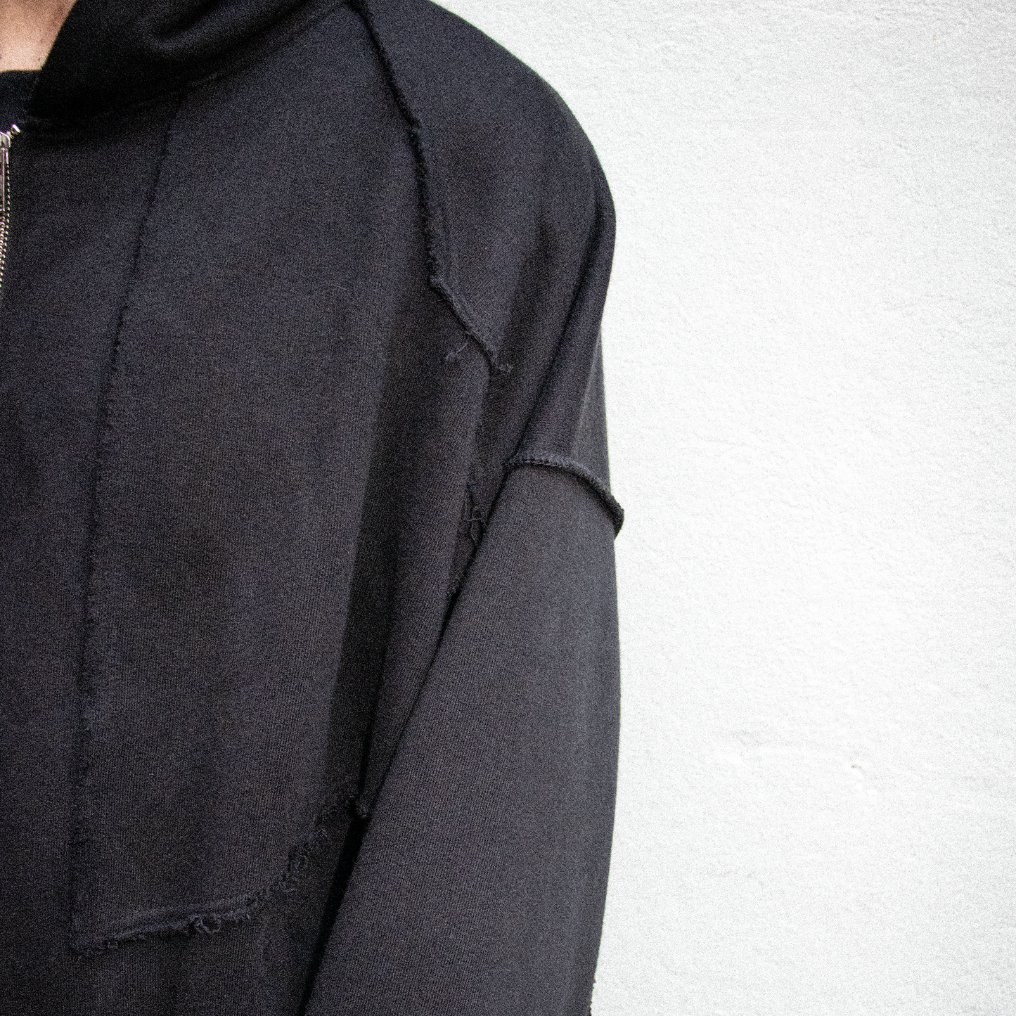CORRUPTED ZIP-UP HOODED SWEATSHIRT