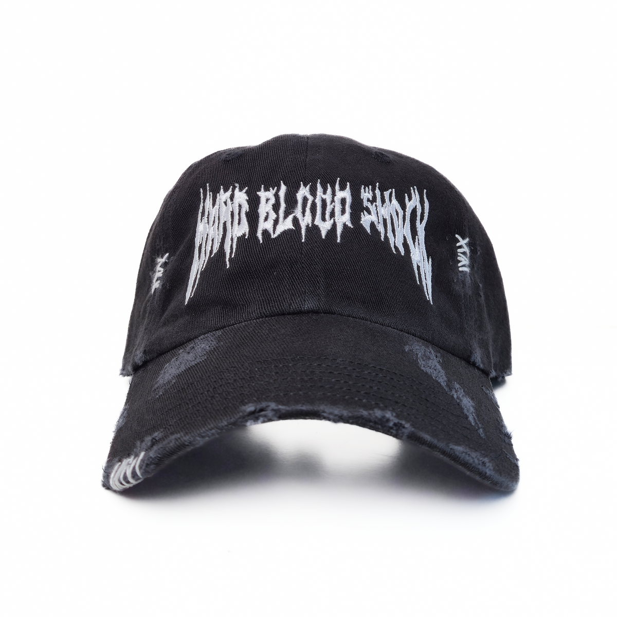 HARD BLOOD SHOCK HAT: FADED BLACK