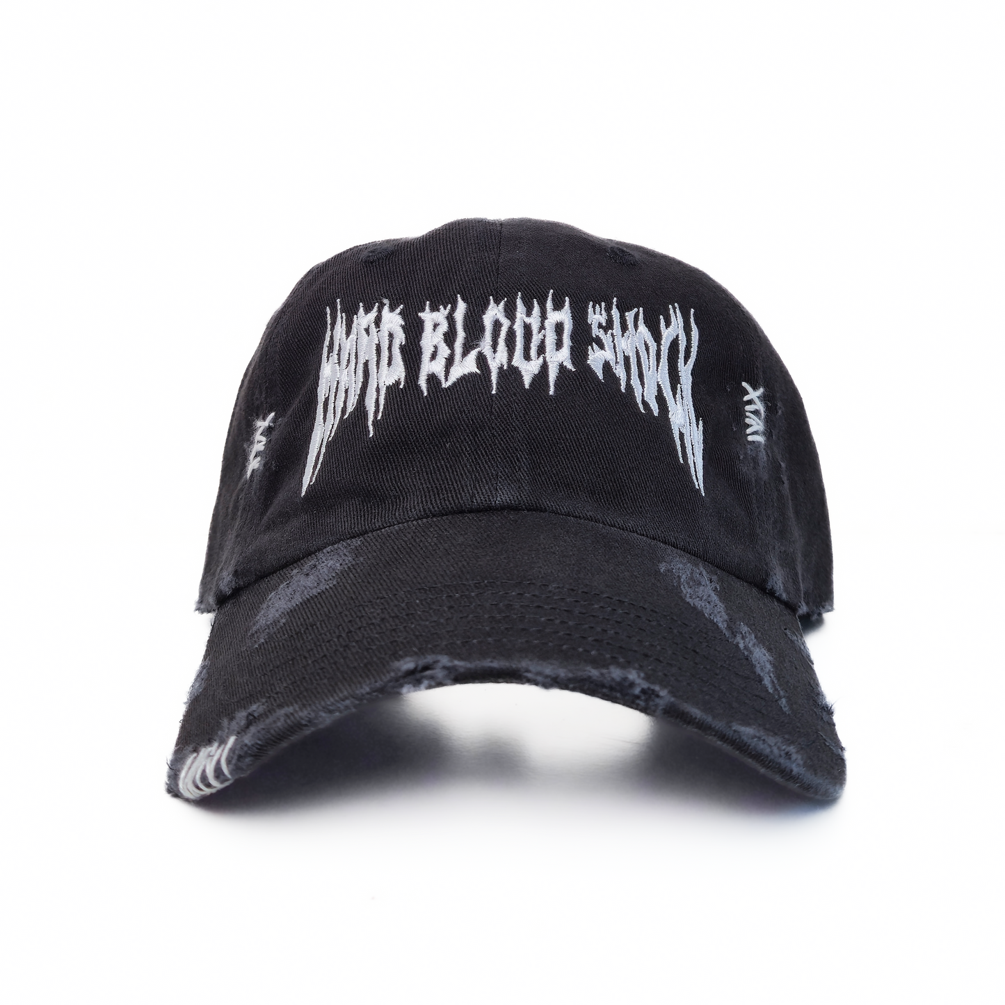 HARD BLOOD SHOCK HAT: FADED BLACK