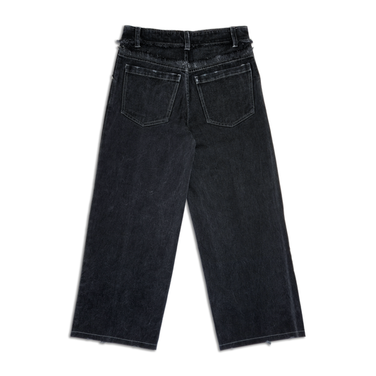 STAPLED PANTS VINTAGE WASHED [OVERSIZED]