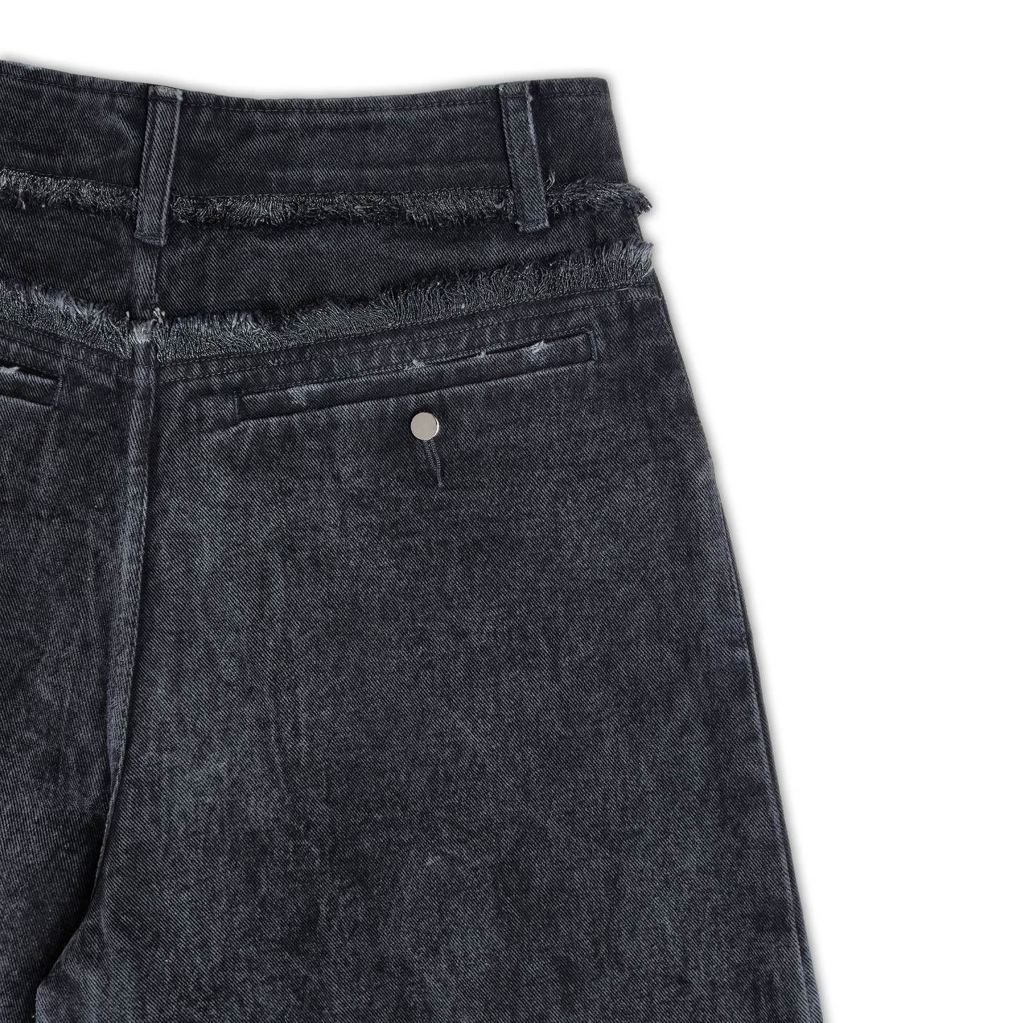 STAPLED SHORTS FADED WASHED [OVERSIZED]