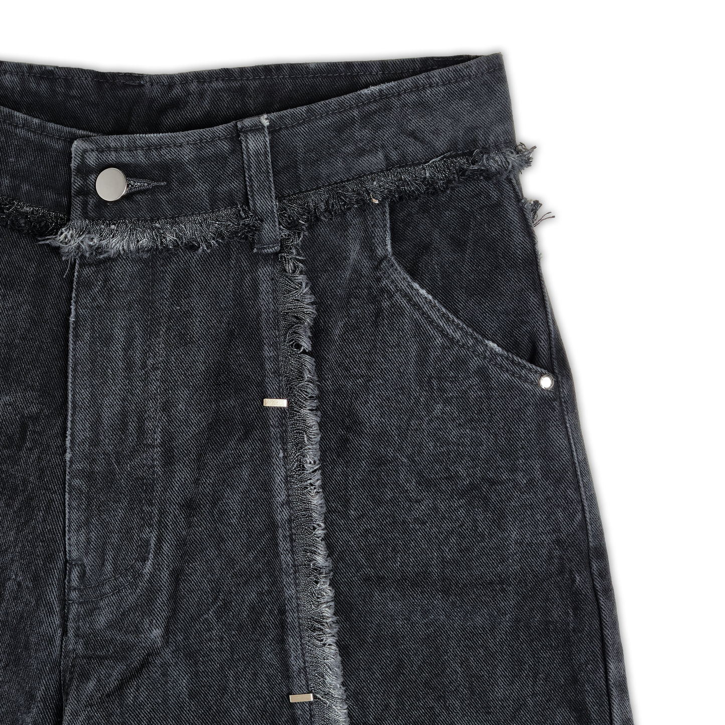 STAPLED SHORTS FADED WASHED [OVERSIZED]