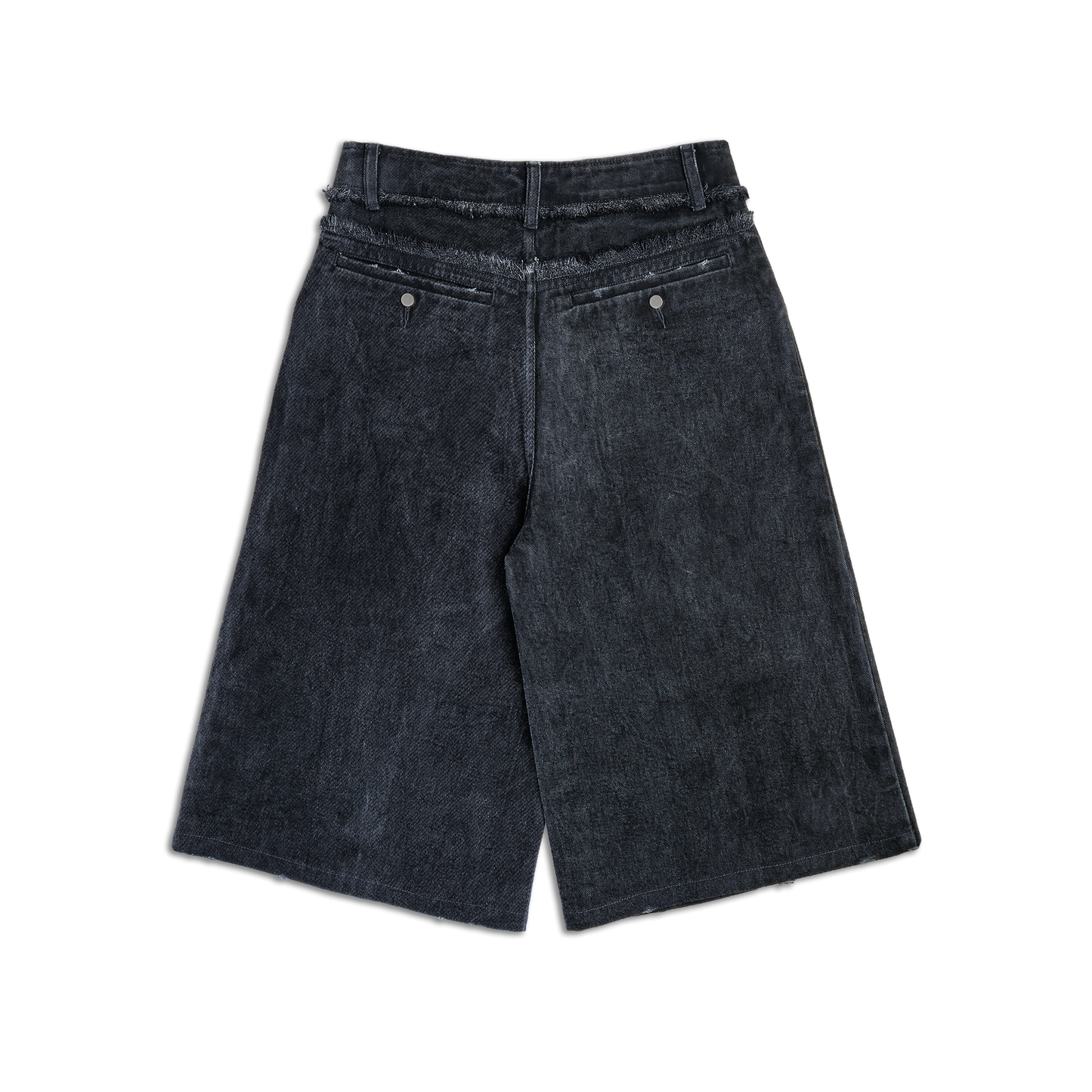 STAPLED SHORTS FADED WASHED [OVERSIZED]