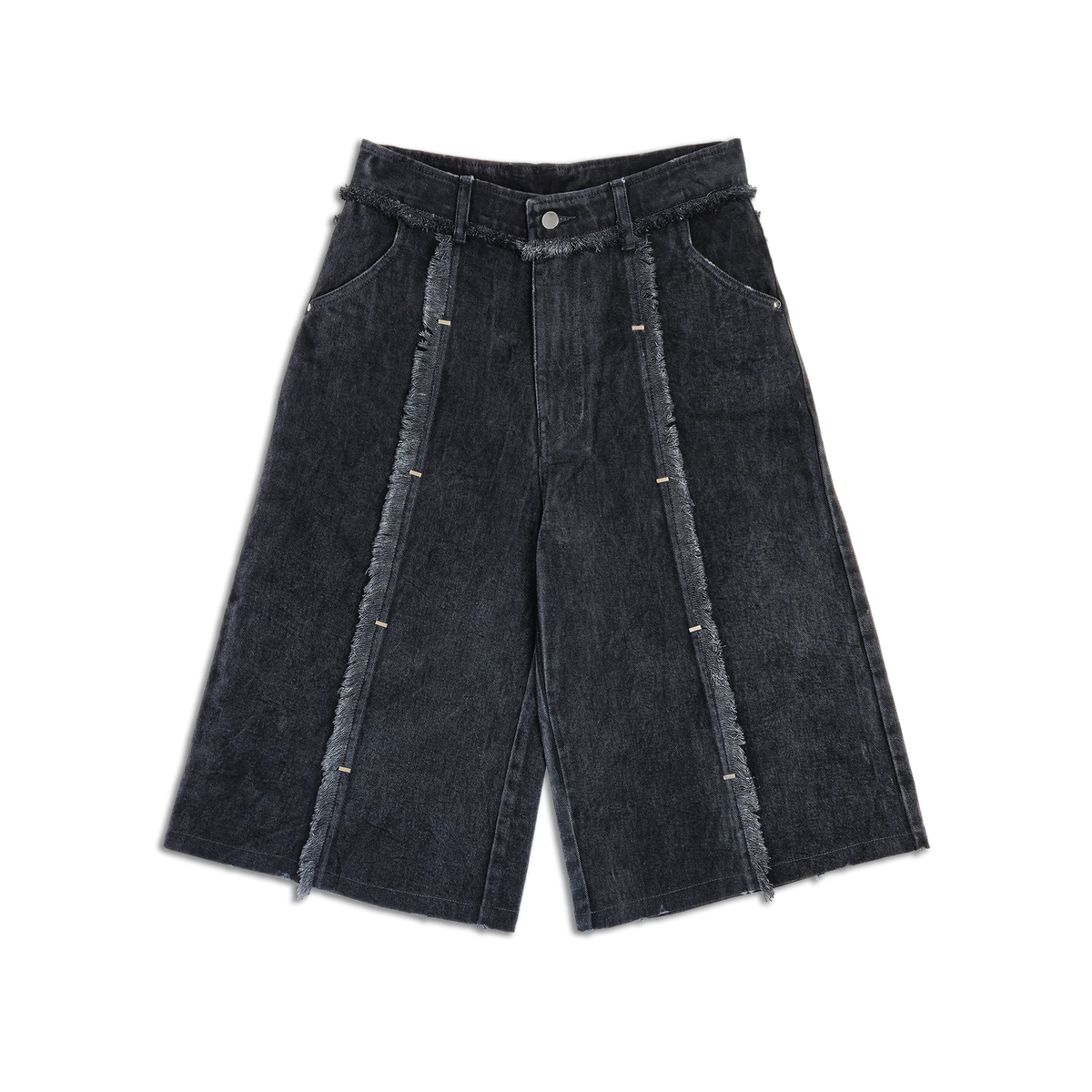 STAPLED SHORTS FADED WASHED [OVERSIZED]
