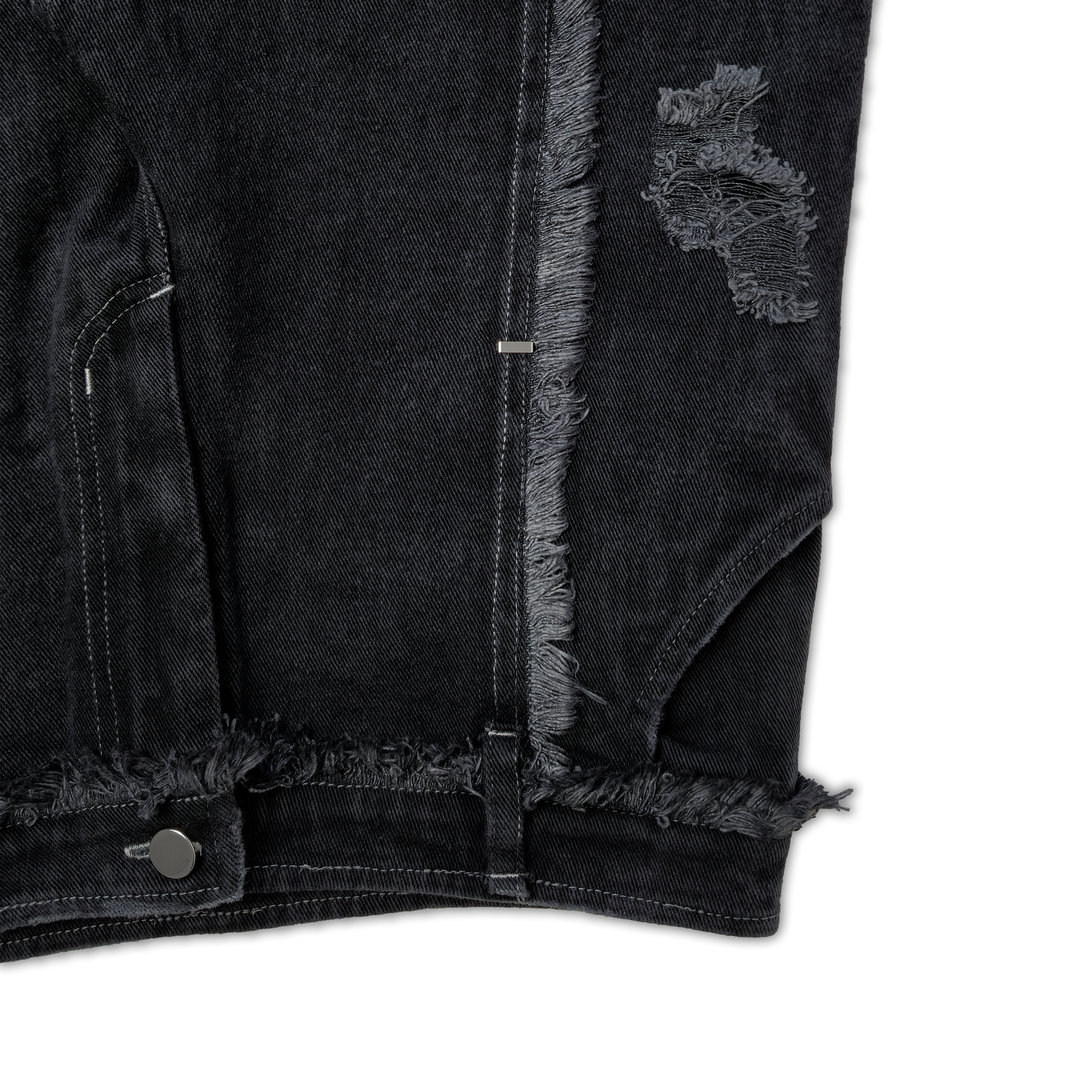 STAPLED PANTS DARK WASHED [SLIM]