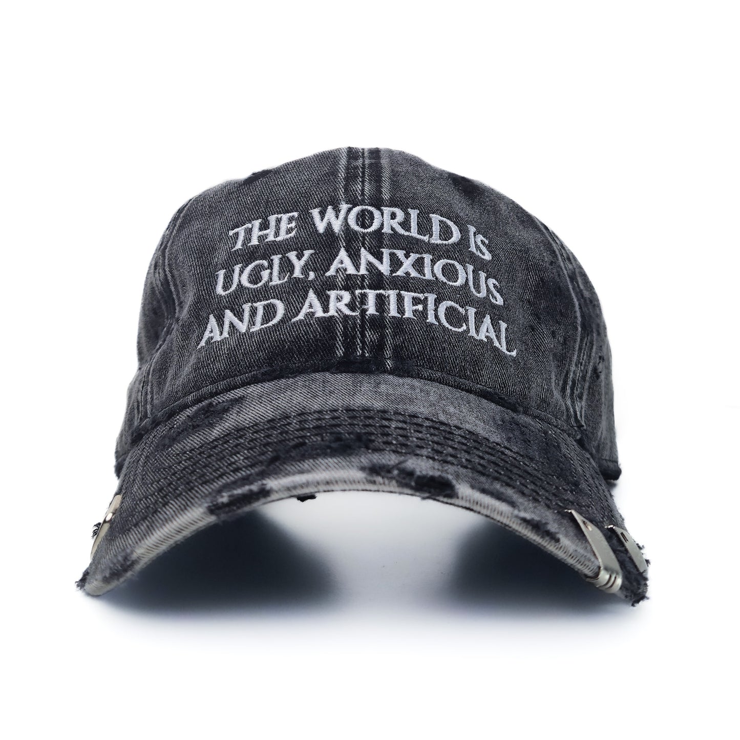 UGLY, ANXIOUS AND ARTIFICIAL HAT: BRUISED