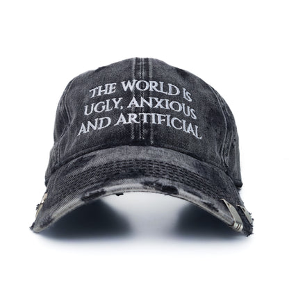 UGLY, ANXIOUS AND ARTIFICIAL HAT: BRUISED